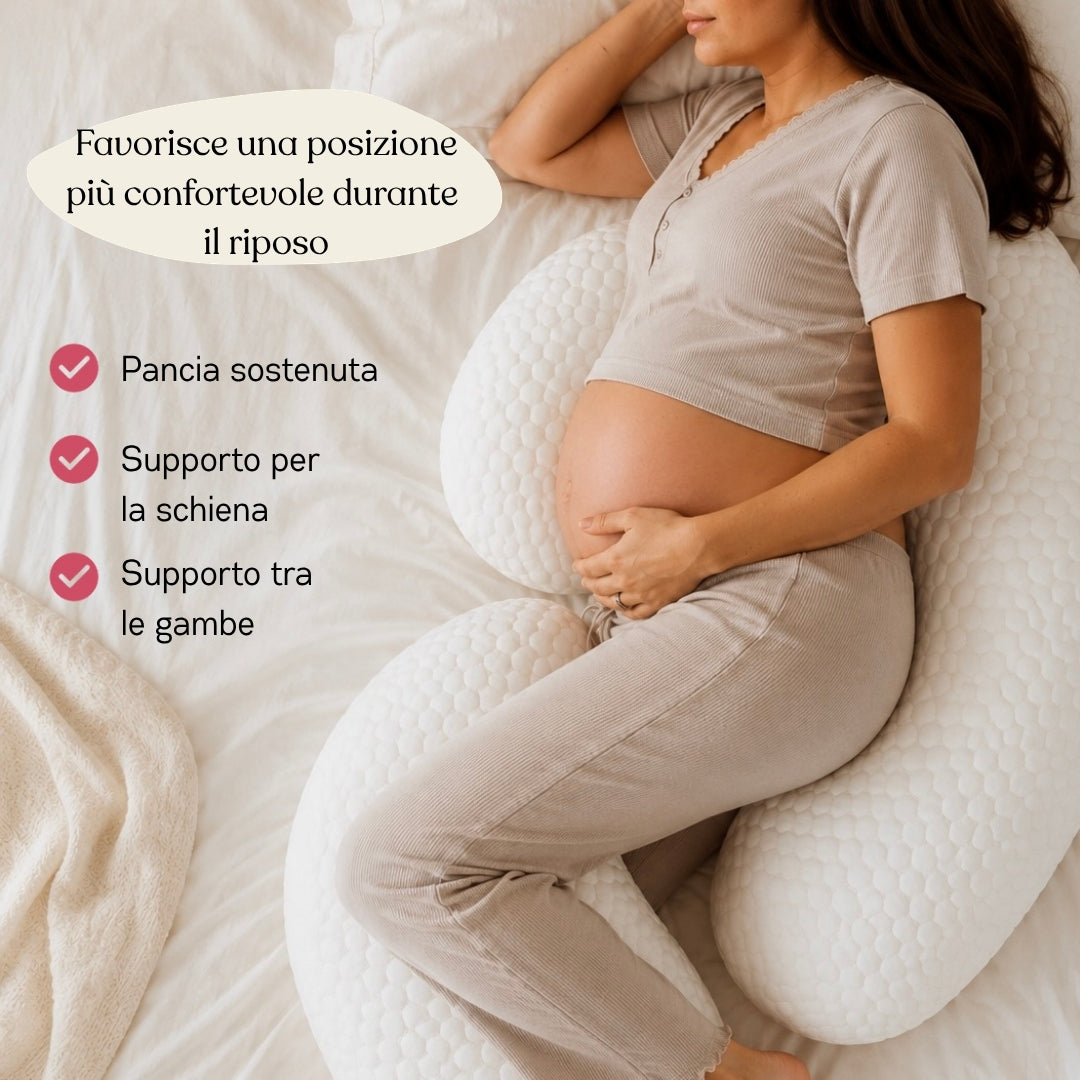 Lumi Nest™ — Cuscino di sostegno per la gravidanza